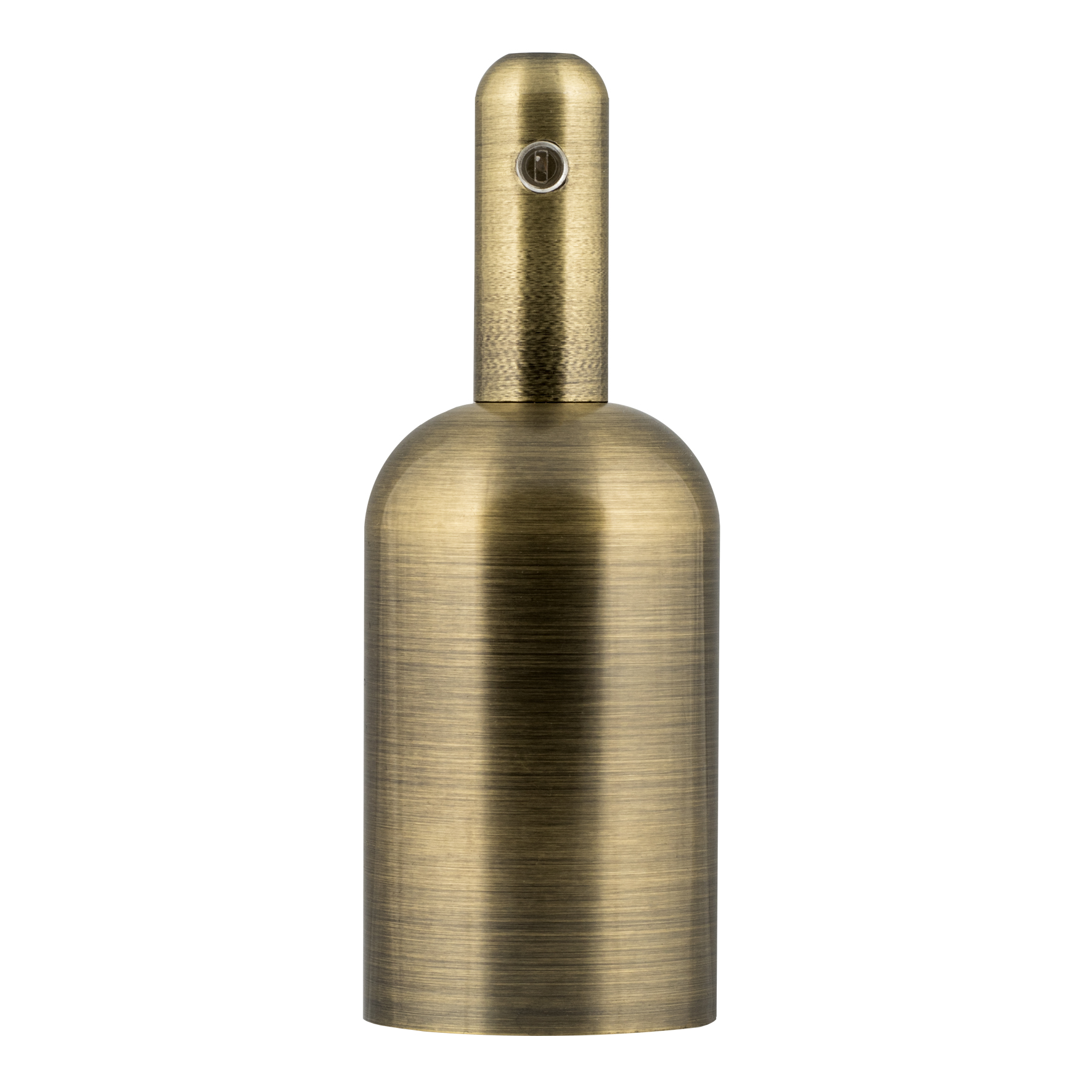 Fassung Alu Flasche E27 Bronze Antik