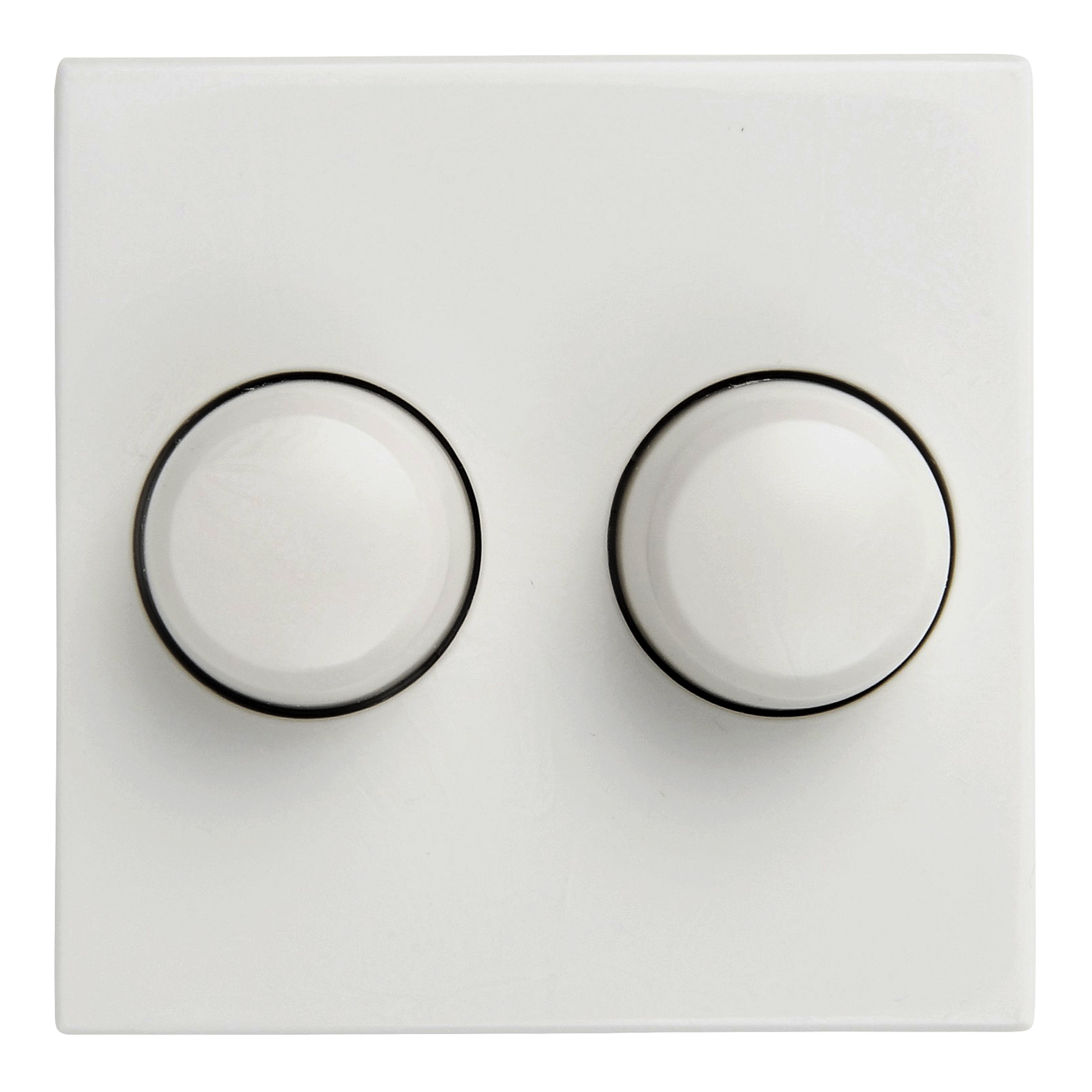 Tradim 05811 Cover+buttons (duo) Schneider White