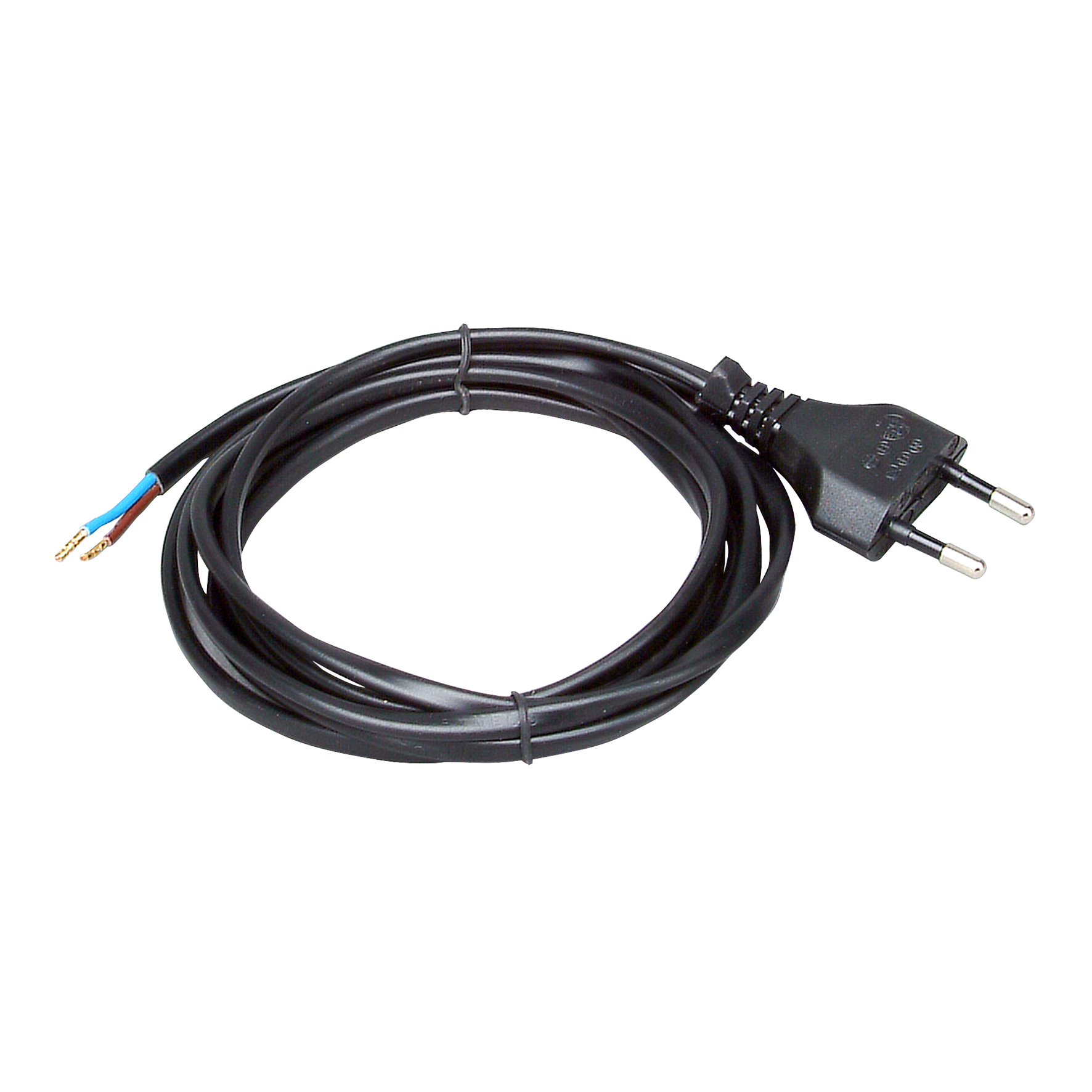 Kopp 140605097 Cable Lead 2C Euro plug 2M Black