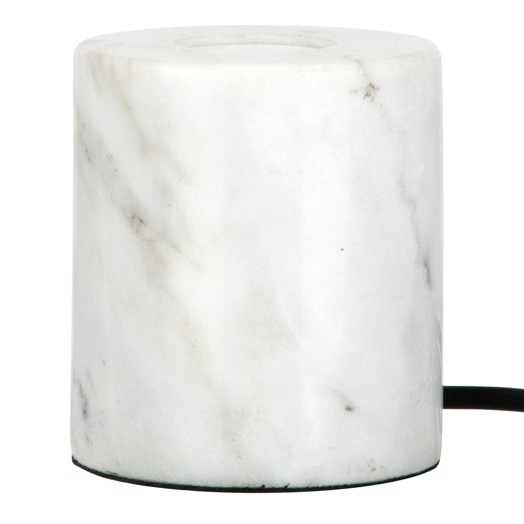 Tischleuchte E27 Marmor Weiß