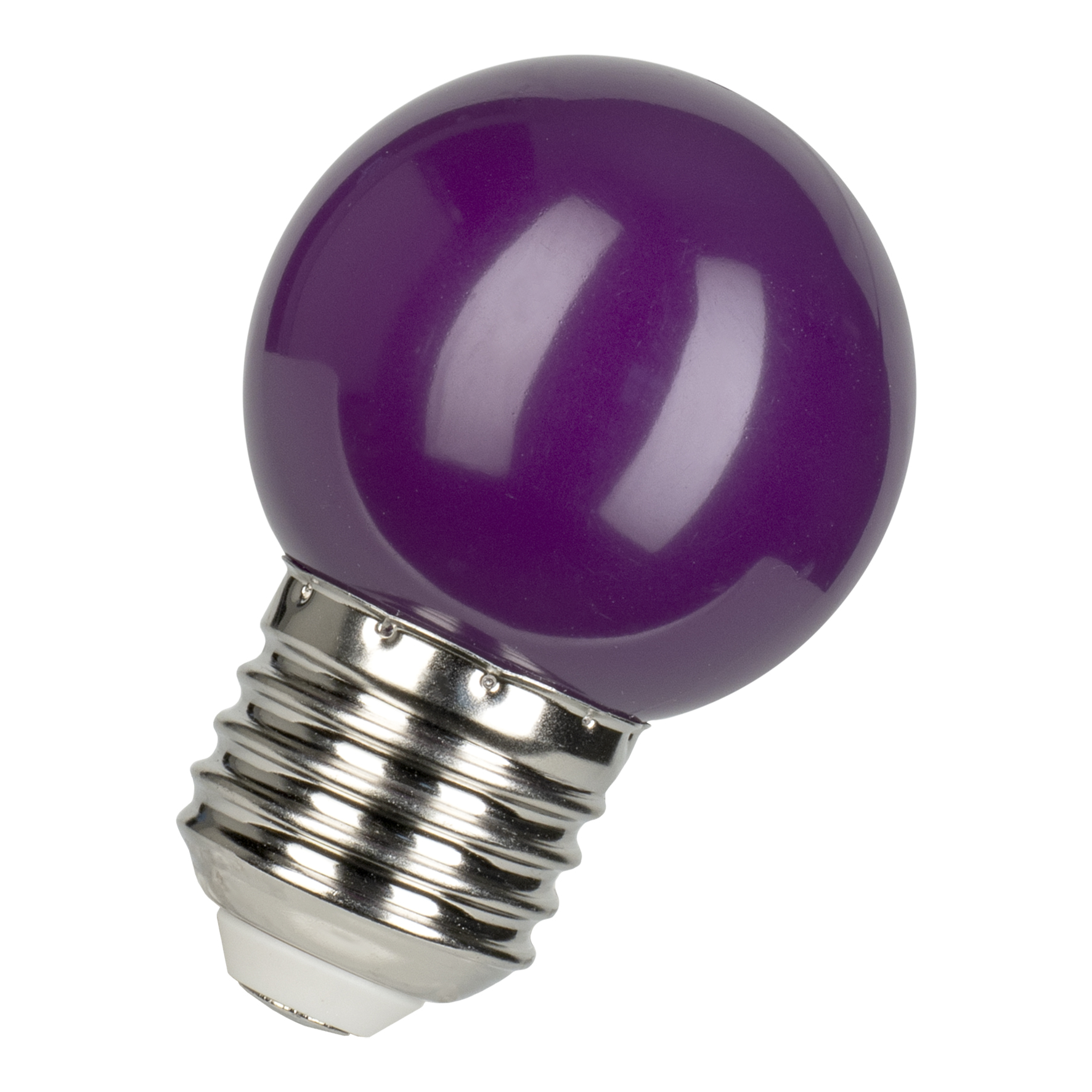 LED Party G45 E27 1W Purple