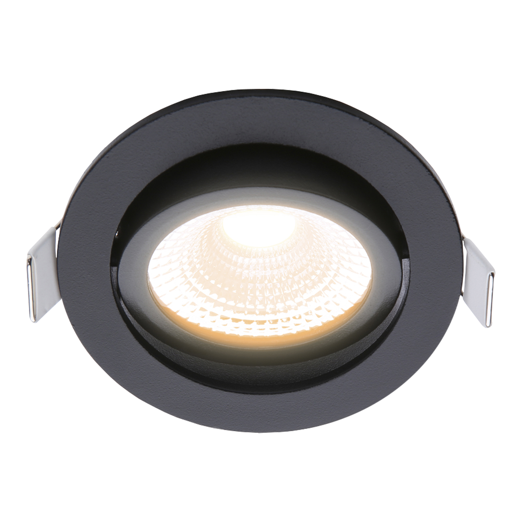 EcoDim ED-10023 LED Spot 5W WarmDim Runde Schwarz IP54